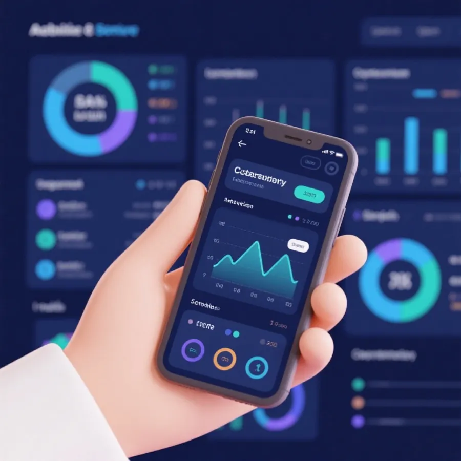 移动端数据支持示意图